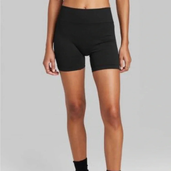 *Final Price* Wild Fable XS Black Bike Shorts NWT - Picture 2 of 2